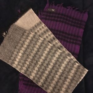 2 Lambs Wool Scarfs